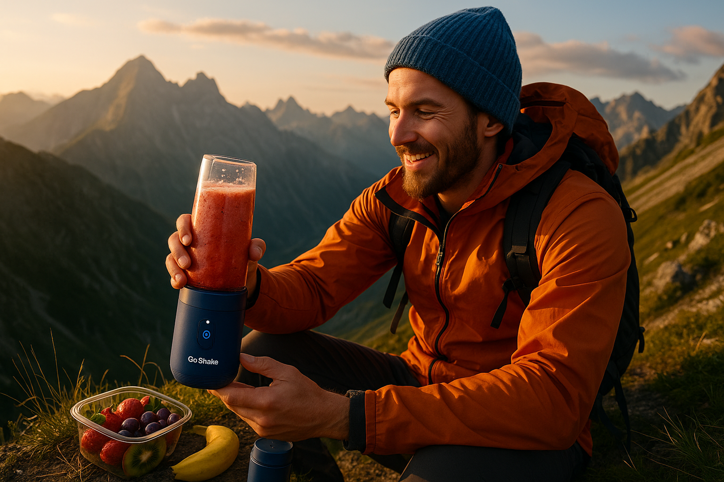 GoShake en montagne - Nutrition fraîche au sommet